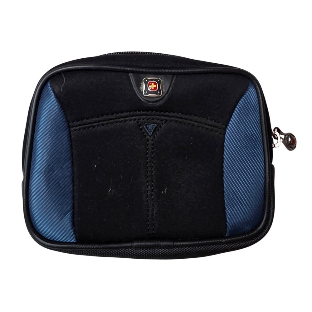 SwissGear Wenger Sherpa GPS Case Black Blue Neopro Nylon Pouch GA-6310-06 A3‎